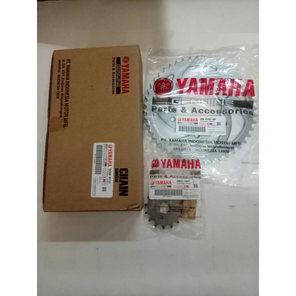 Gear Paket / Gear set / Girset Yamaha R 15  Original YGP 100%