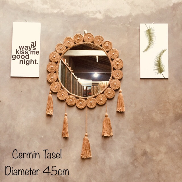Cermin Kaca wall hanging Miror Standing Miror hiasan  