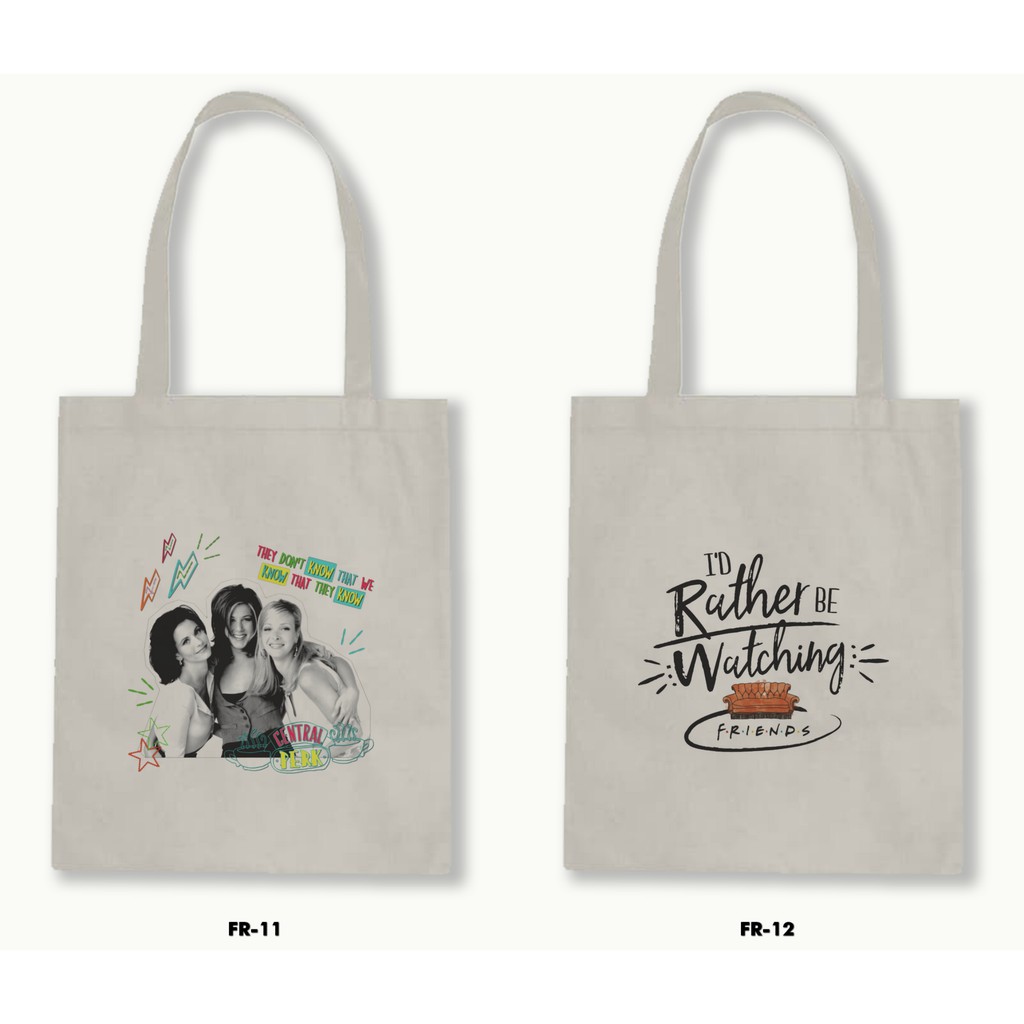 TOTE BAG BLACU - FRIENDS .01