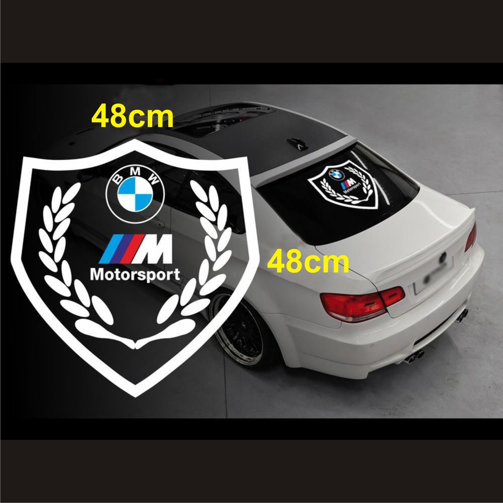 Sticker Mobil BMW Logo Germany Stiker Cutting Variasi Mobil