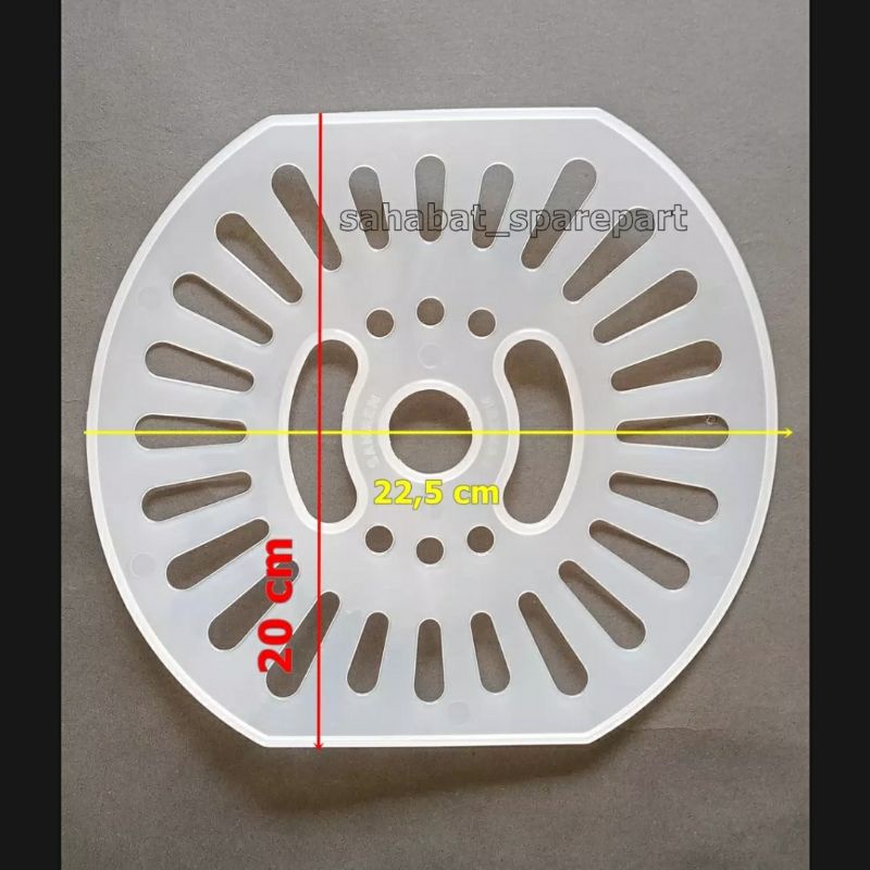 TUTUP PENGERING MESIN CUCI SANKEN 2 Tabung Diameter 22.5Cm Original