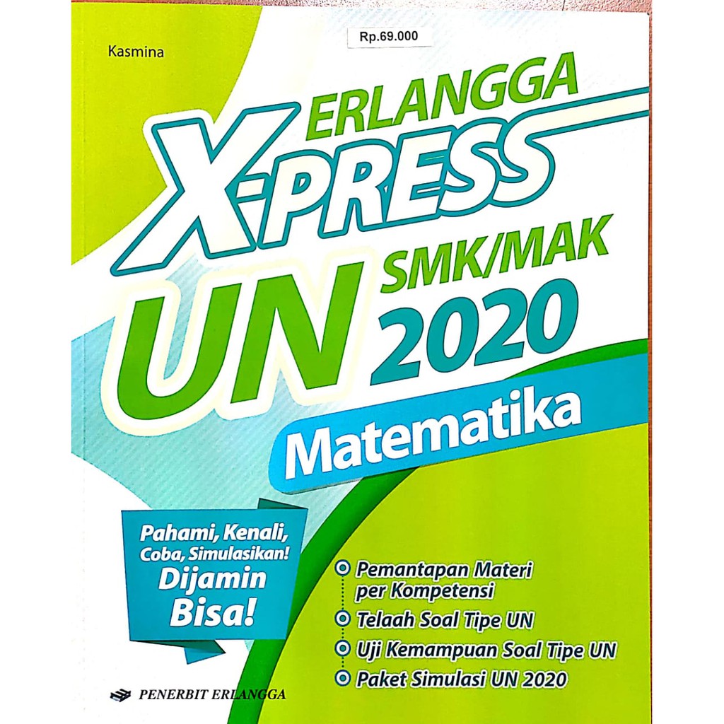 Erlangga X Press Un Smk Mak 2020 Matematika Penerbit Erlangga