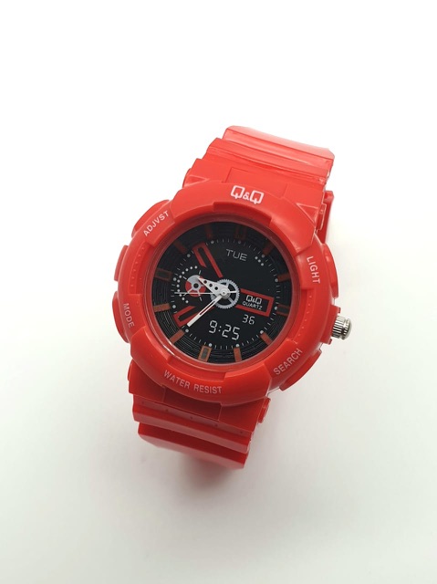 JAM TANGAN WANITA / PRIA SPORT ANALOG QQ Tali Warna