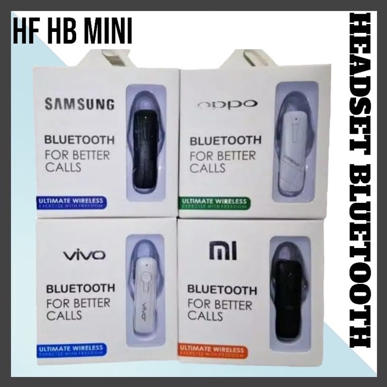 Headset Bluetooth / Wireless For Samsung Oppo Vivo Xiaomi