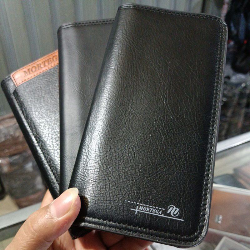 [PROMO 9.9] Dompet Kulit LEVlS Hitam Tanggung SRD-3 || Dompet Tanggung Pria Wanita