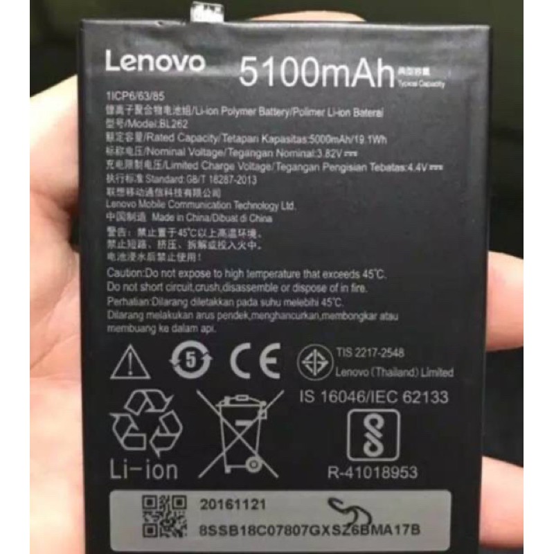Baterai Lenovo K920 BL223 Battery K920 BL223 Original 100%