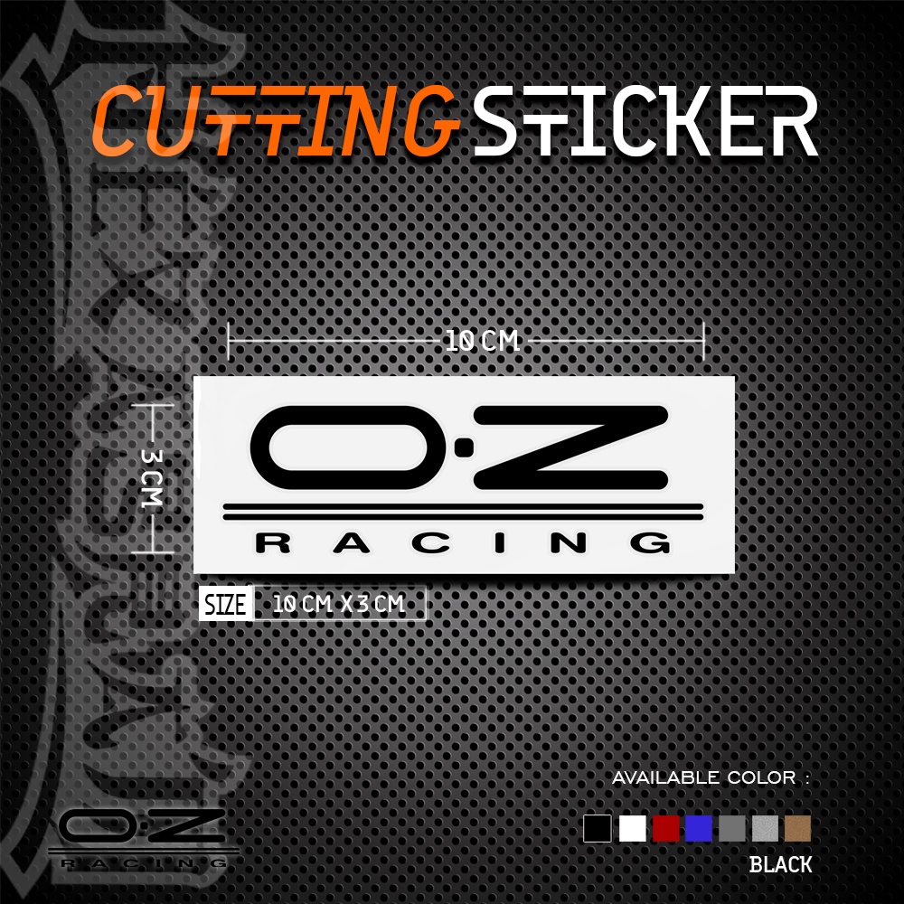 Cutting Sticker OZ Racing | Stiker Cutting OZ Racing | OZ Racing