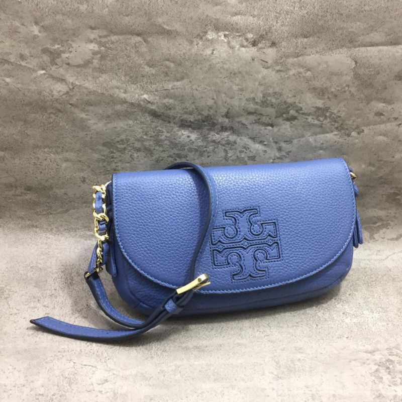 tory burch harper mini crossbody sling bag tas biru