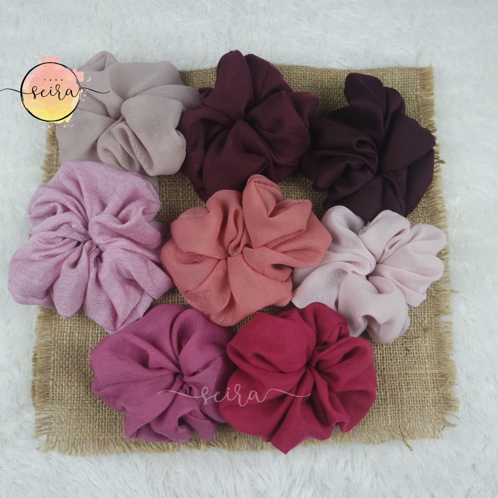 Scrunchie / Ikat Rambut Scrunci / Cepol Rambut / Fashion Hijab / Fashion Wanita / Termurah Terlaris