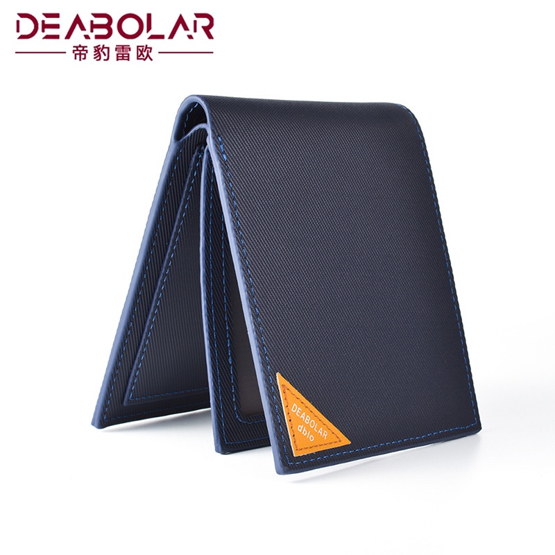 DOMPET LIPAT PRIA KULIT PREMIUM DEABOLAR HITAM DIOGO WA444N1 ORIGINAL COWOK IMPORT KEREN SLOT KARTU MURAH LAKI SIMPLE KEKINIAN TIPIS UANG BATAM DISTRO