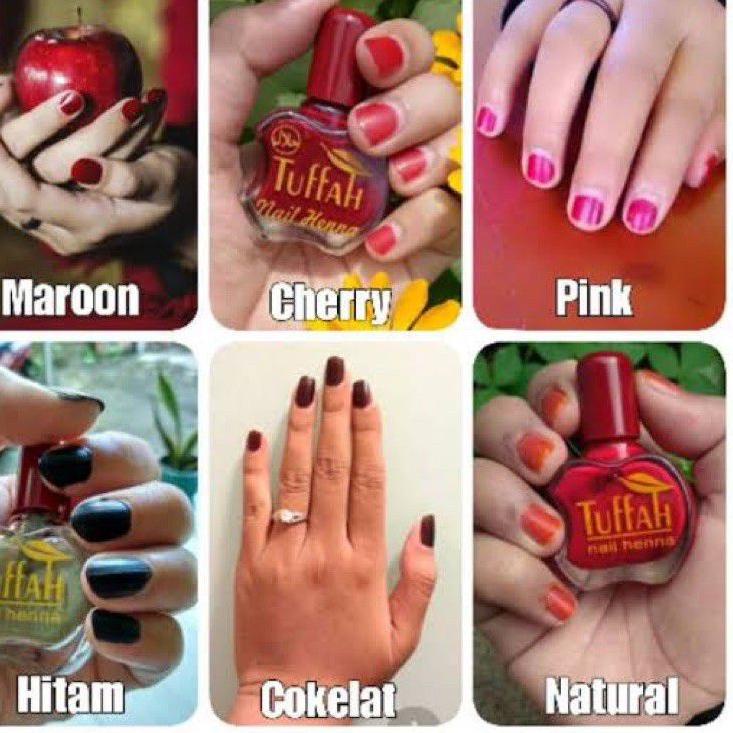 [S07] Promo Tuffah Nail Henna/ Tuffah Nail Henna Maroon/ Tuffah Nail Henna Cherry/ Tuffah Nail Henna