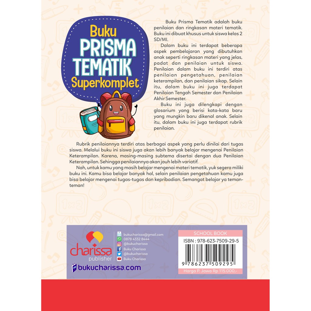 Buku Kelas 2 Sd: Buku Prisma Tematik Superkomplet (Charissa Publisher)-2