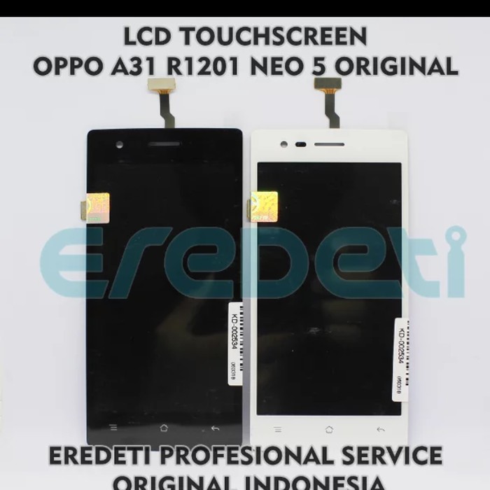 LCD OPPO R1201 + TS HITAM putih ORI (FIND NEO 5) A31/ TFT7K007/R1202