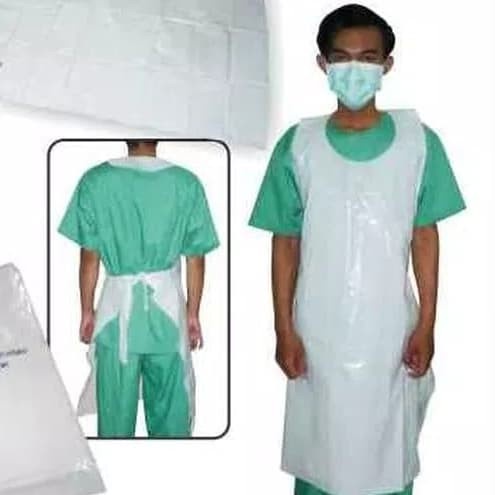 REVERB APRON PLASTIK CLEMEK BAJU APRON MEDIS BAHAN BERKUALITAS