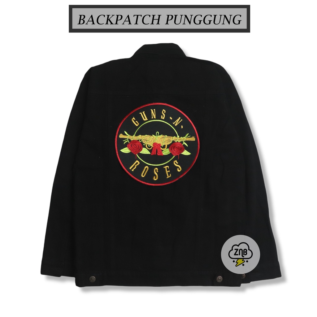 PATCH BORDIR BACKPATCH EMBLEM TEMPELAN JAKET PATCH MUSIK GUNS N ROSES