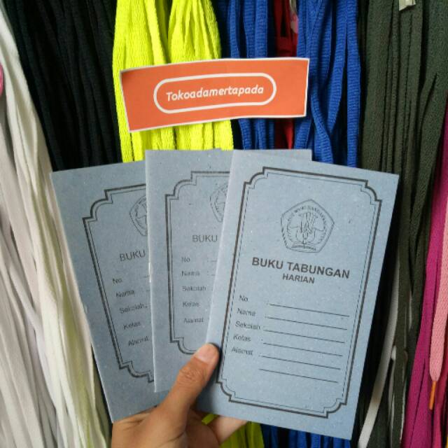 

[ISI 100] BUKU TABUNGAN/BUKU TABUNGAN TANGGAL TANGGALAN SEKOLAH PER PAK ISI 100 JUMLAH