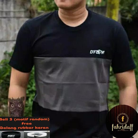 (BISA COD) kaos pria original Dflow PROMO Kode 1041