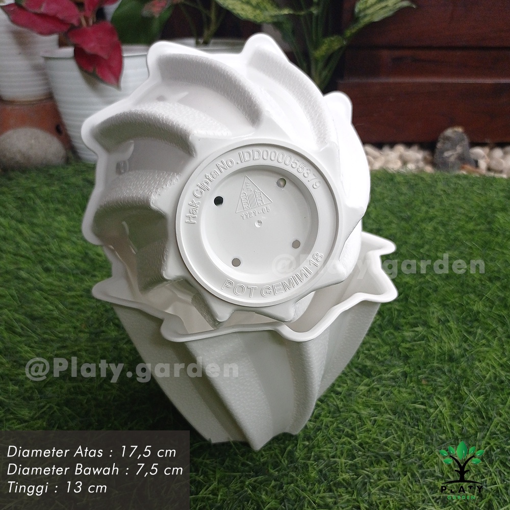 Pot Gemini 18 | Original Budi Jaya Plastik