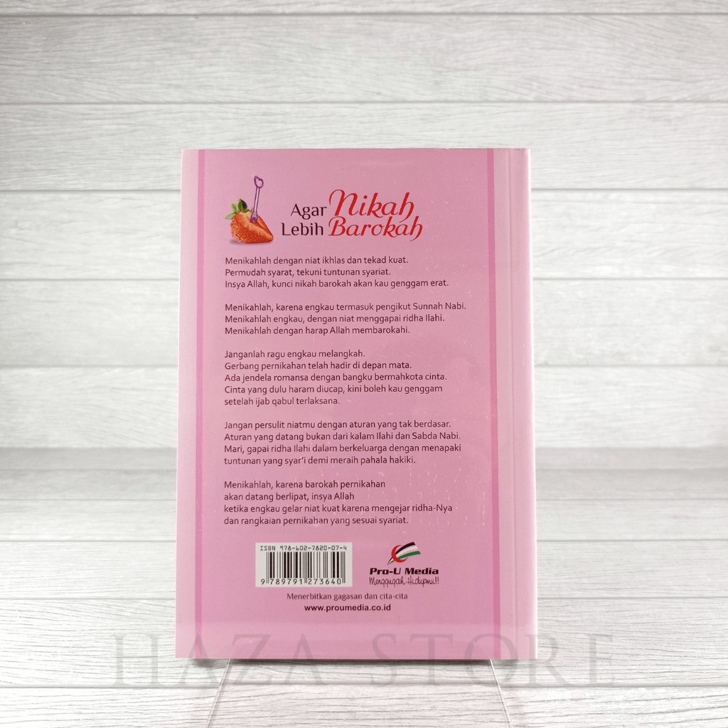 Buku Agar Nikah Lebih Barokah - Pro U Media 100% Original