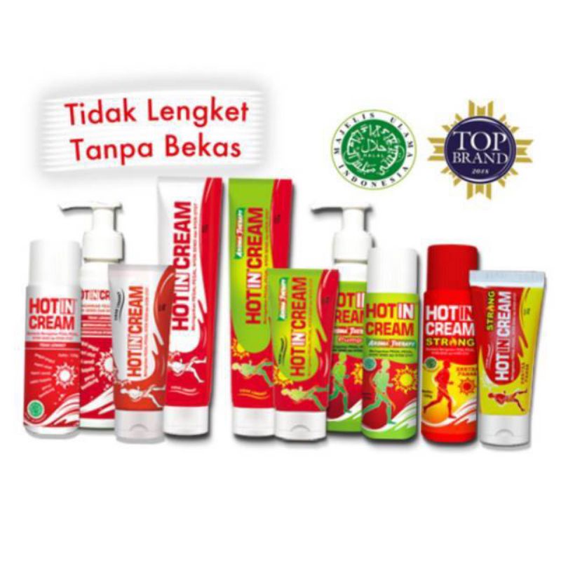 HOT IN CREAM SERIES BOTOL/TUBE/PUMP/ ORIGINAL