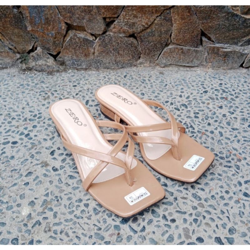 Sandal Wedjes wanita 3cm/Sandal Japit Heels