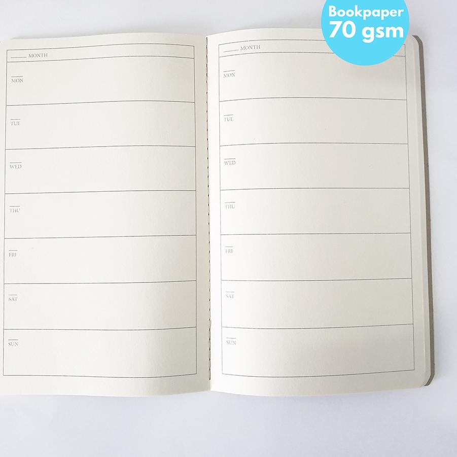 

[KODE PRODUK H7YSQ8146] Weekly Journal - Notebook - Agenda - Planner Softcover