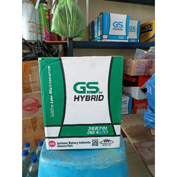 Aki Hybrid / GS Hybrid NS40ZL Goldstar/ Aki Agya Ayla Calya Sigra Ertiga Xpander Livina Mobilio Jazz