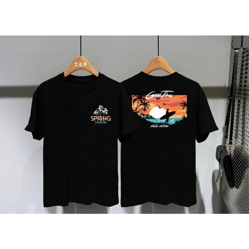 kaos oblong bahan cutton 30s all size