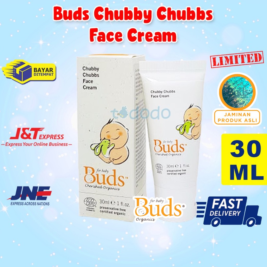 Buds Chubby Chubbs Face Cream - Krim Wajah Bayi