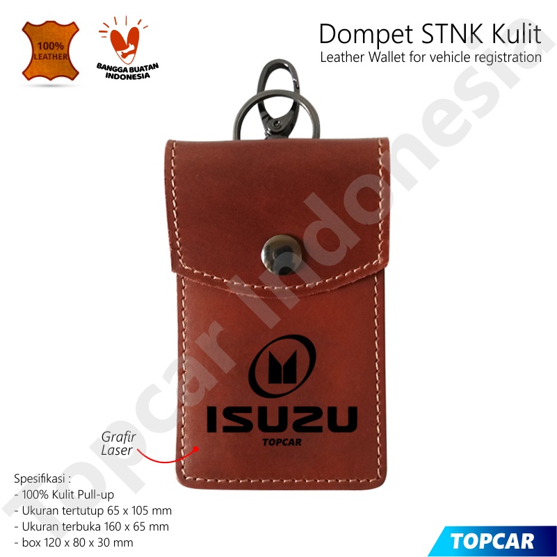 Dompet STNK Mobil Izusu Kulit Asli