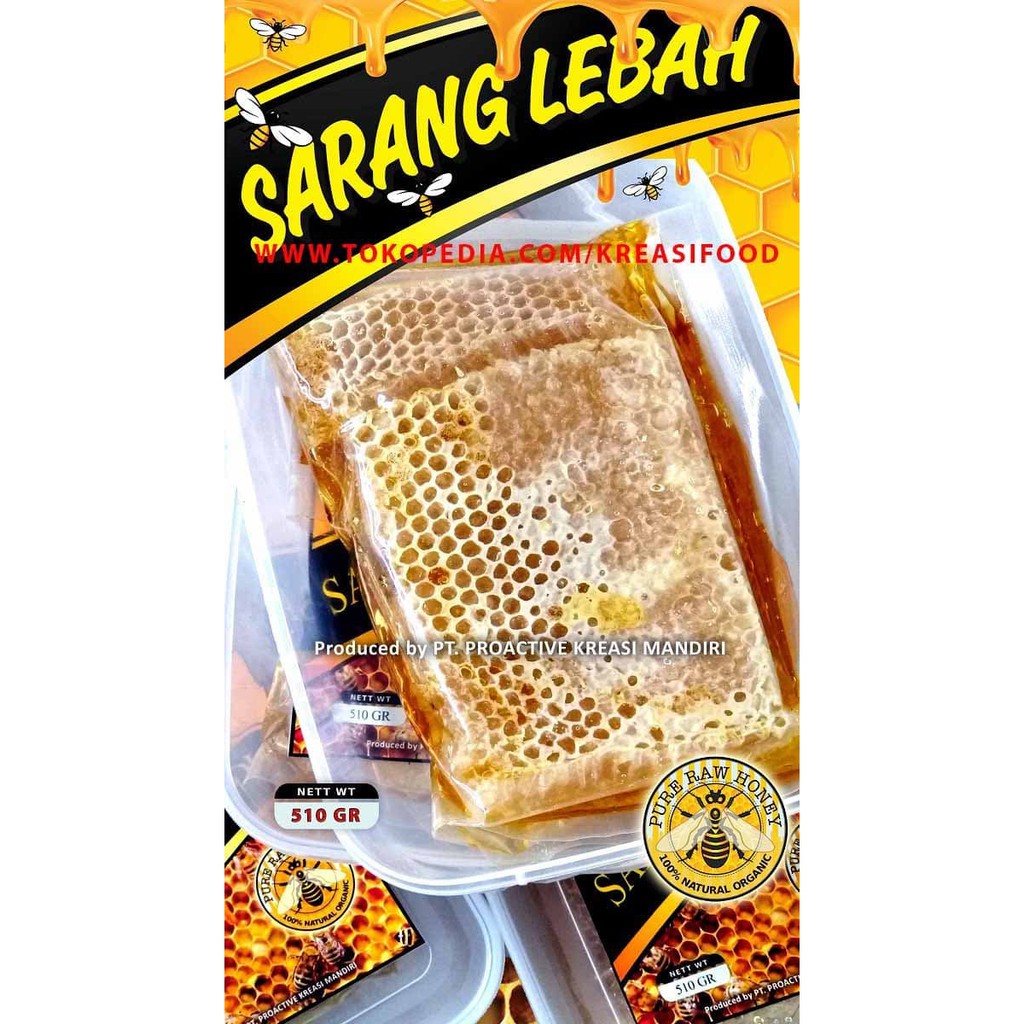 

Madu Sarang Lebah 100% RAW ASLI MADU Nett 510 gr. - MMD1118