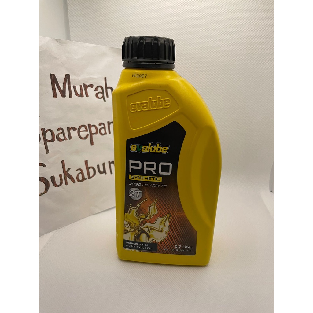 Oli samping Motor 2T EVALUBE 2T PRO SYNTHETIC Low smoke 700ml