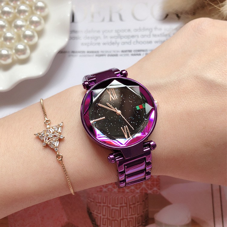 [Ready Stork] Jam tangan wanita rantai kualitas super jam cewek fashion watch   S1136