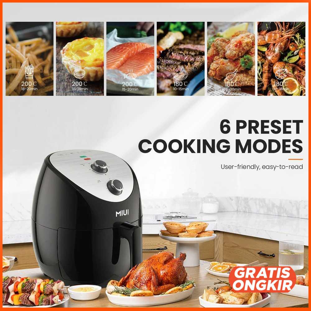 MIUI Air Fryer Mesin Penggoreng Udara 5L Button Version AF-01