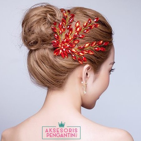 [STOK TERBATAS] HEADPIECE HIASAN RAMBUT AKSESORIS PENGANTIN HAIRBAND ARM005