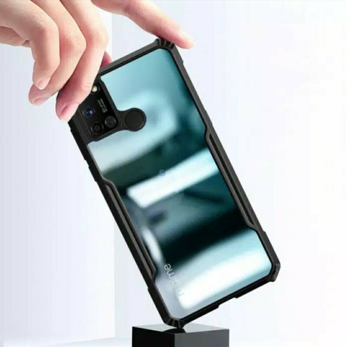 S/P- CASING Softcase Realme C17 Shockproof Armor Transparent Premium Hardcase CASE SP
