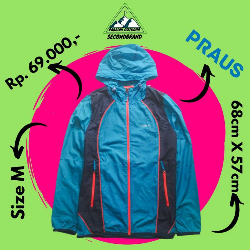 Jaket Windbreaker/Jaket Running PRAUS