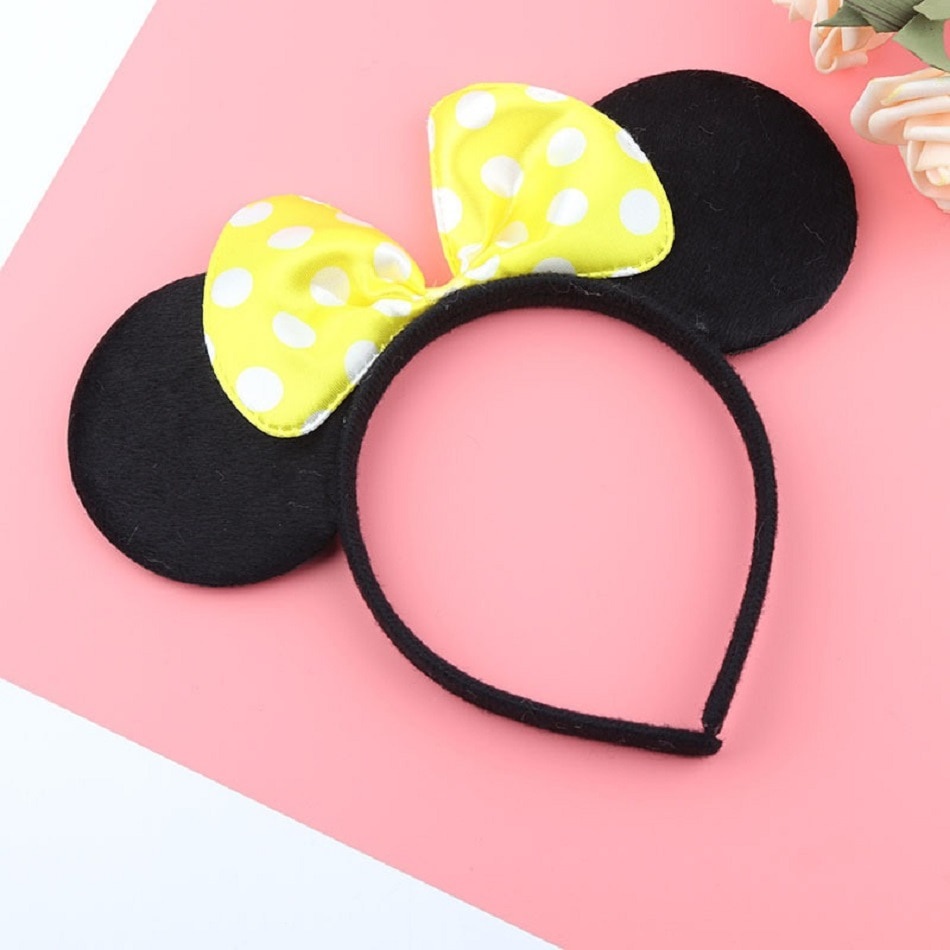 Bandana Motif Bando Korea Fashion Wanita Aksesoris Ikat kepala mickey lucu