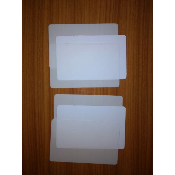 BAHAN PVC ID CARD DAN OVERLAY SUDAH POTONG | PVC CARD KERTAS OVERLAY