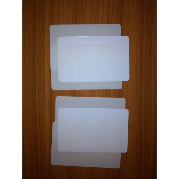 

BAHAN PVC ID CARD DAN OVERLAY SUDAH POTONG | PVC CARD KERTAS OVERLAY