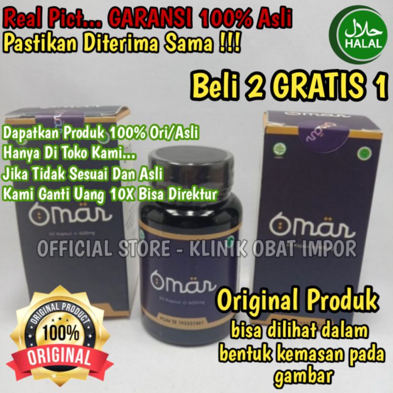 OMAR OBAT KUAT HERBAL PRIA KAPSUL KEJANTANAN PRIA OBAT KUAT PRIA PENAMBAH STAMINA PRIA BPOM AUTO AMP