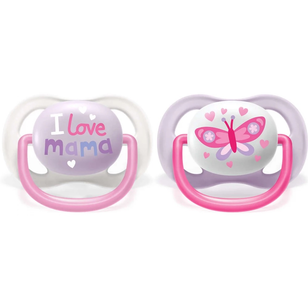 Philips Avent Ultra Air Happy Pacifier Girl 0-6 month