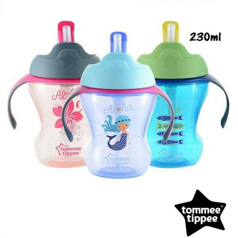 Tommee Tippee Straw Cup/Botol Minum Straw/150ml/230ml 9m+