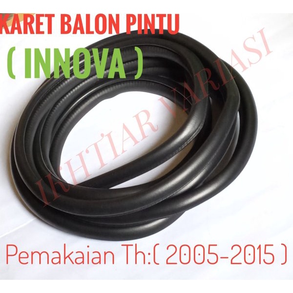 Karet pintu Innova Karet balon mobil Toyota Innova nakri_st