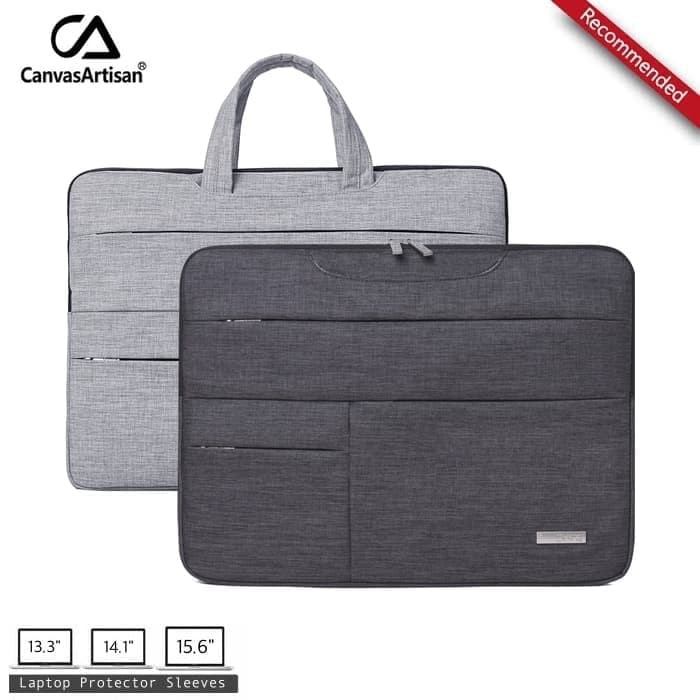 TAS LAPTOP MERK CANVAS ARTISAN/HANDBAG/SOFTCASE/SLEEVE MACBOOK AIR PRO RETINA 13.3 &amp; 15.6&quot;