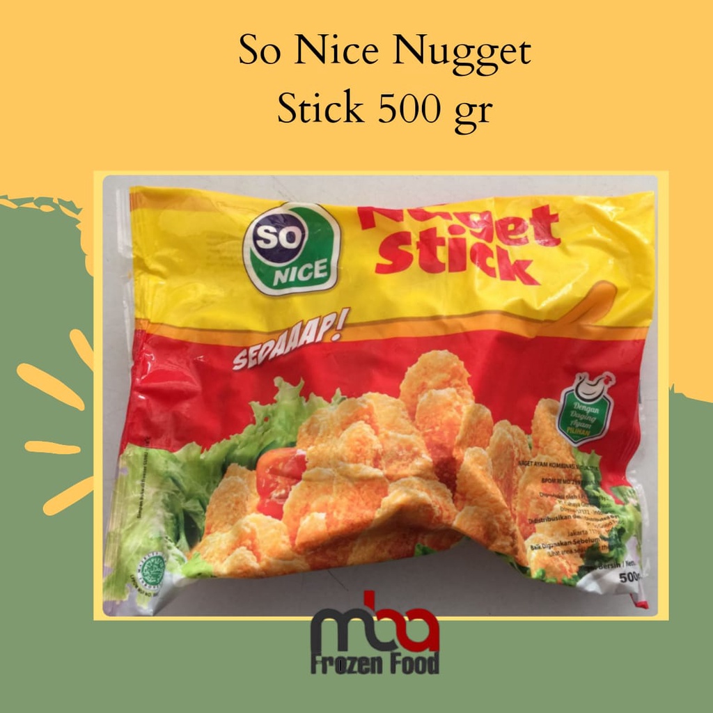 So Nice Nugget Stick 500 gr - FROZENFOOD