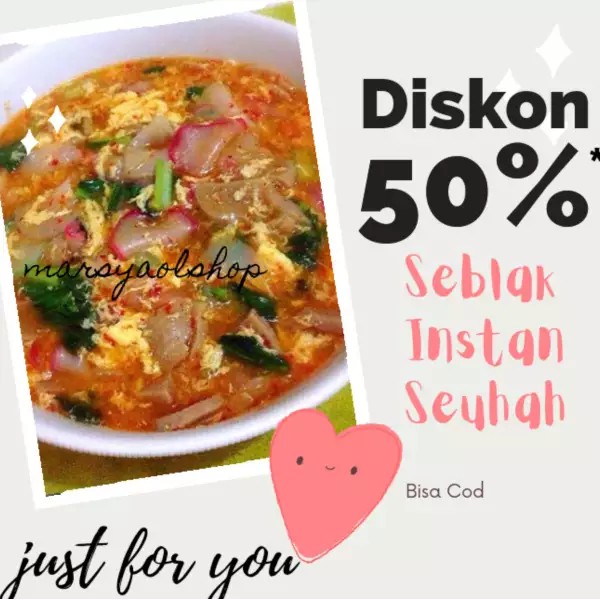 

Seblak Instan Pedas Bandung/Murah isi 5 pc_asniesolshop
