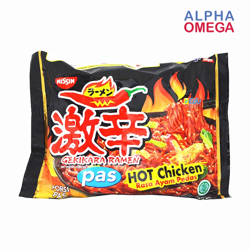 

NISSIN GEKIKARA RAMEN PAS HOT AYAM PEDAS 80 GR - MIE GORENG PEDAS