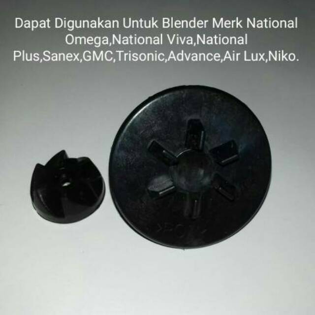 1 Set Gear Gir Karet Plastik Konektor Conector Kopel Copel Couple Spare Part Suku Cadang Blender San