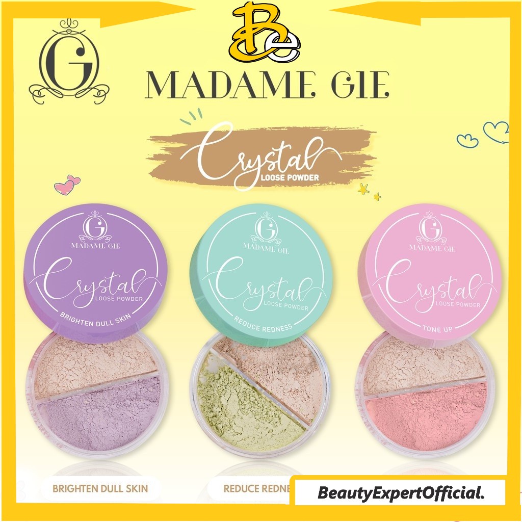 ⭐️ Beauty Expert ⭐️ Madame Gie Crystal Loose Powder - MakeUp Bedak Tabur